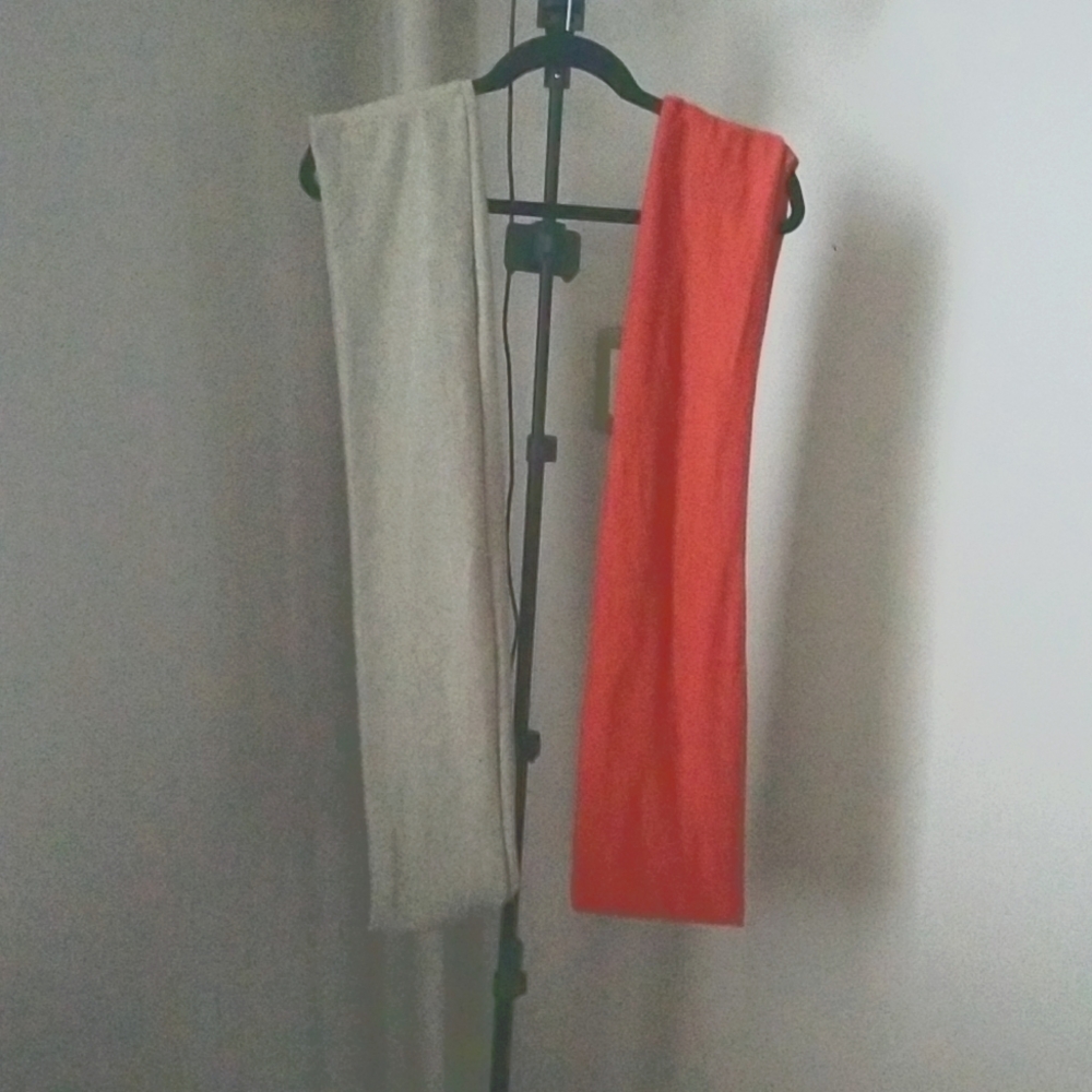 Women's Infinity Scarves Tan & Rust